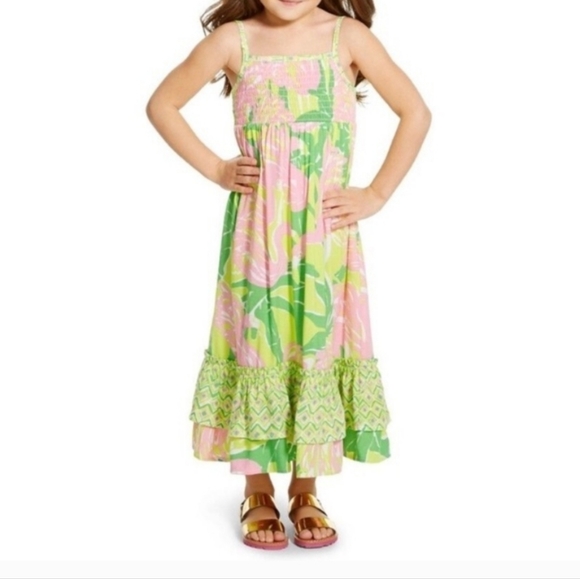 Lilly Pulitzer for Target Other - Lily Pulitzer For Target Fan Dance Maxi Dress With Ruffle Toddler Size 2T